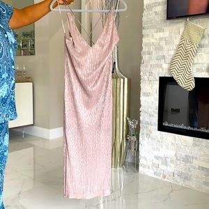 Express dress good for any event champagne color